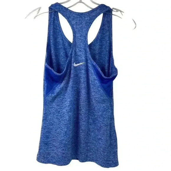 Nike Women's Blue Racerback Tank Top Size M Yoga Running Athletic Dri-fit - Picture 9 of 10